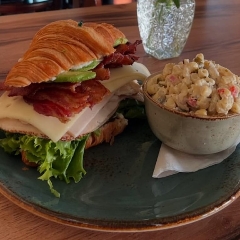 Indulge in Our Croissant Sandwich