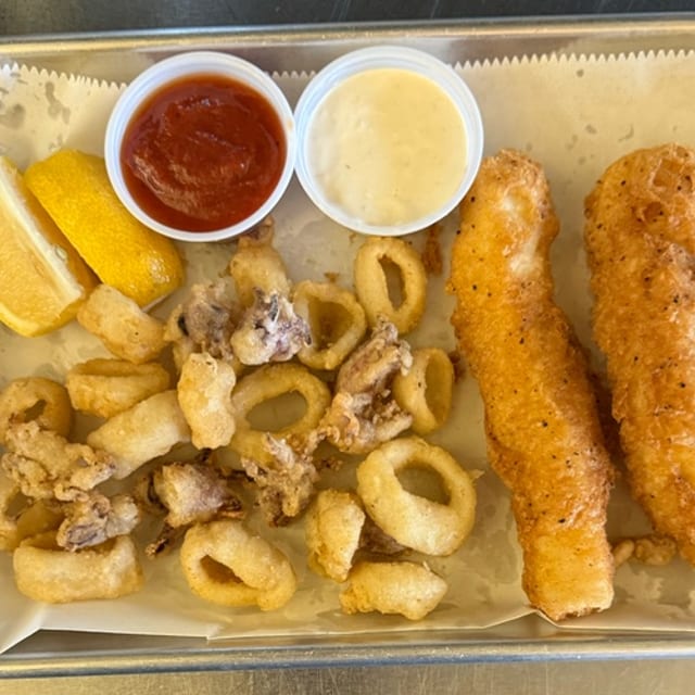Calamari with Choice of Side.