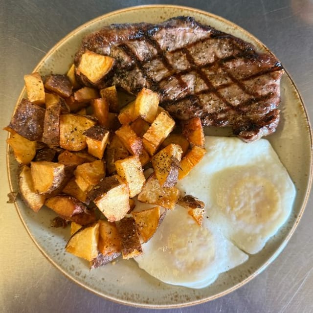 NY Steak & Eggs.